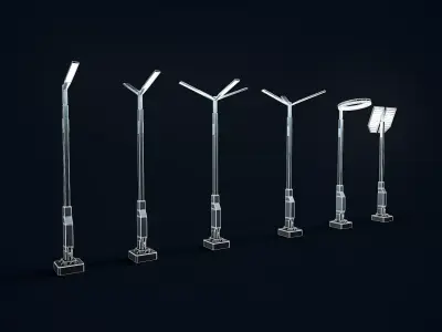 Sci Fi Street Light Pack