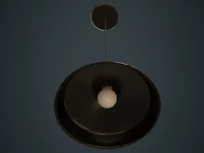 Hanging Lamp 2A Low-poly 3D model