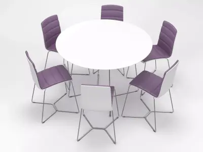 Viteo Table Set Large 3D model
