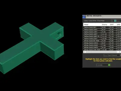 BOXED CROSS HOLLOWED RELIGIOUS FASHION PENDANT 3D print model