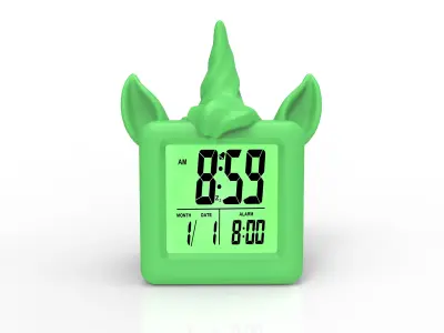 Clock Table Clock Table Light Clock 3D model