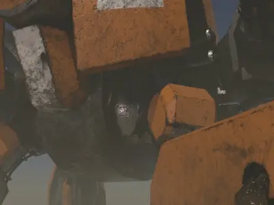 Crab Sentry Drone 3D model