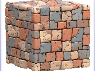 Stylized Wall Seamless Texture Texture 10
