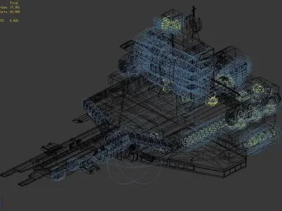 Cosmic fortress 01 3D model