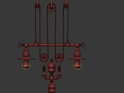 Hanging Lamp LOFT HOUSE P-103 3D model