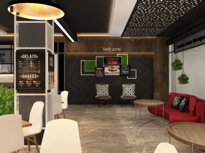Restaurant Interior 3D model
