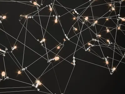 Quasar Universe Cosmos 125 Chandelier  3D model