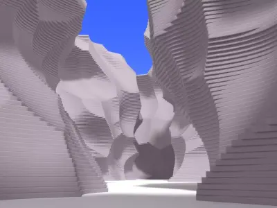 Abstract Layered Environment 3D model