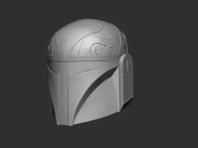 Clan Wren Mandalorian Helmet 3d Digital file 3D print model