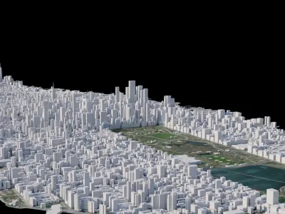 Manhattan - USA 3D model