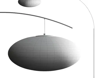 Westwing Collection Aikido Arc Floor Lamp 3D model