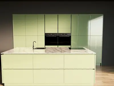 47-Kitchen11 glossy 4 3D model