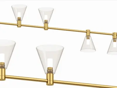 Track lamp Liberty glass V Small by Forstlight 3D model