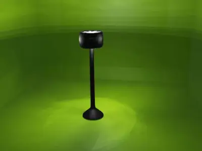 The lamp floor 3D model