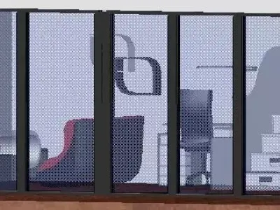 Villa bed room 3D model