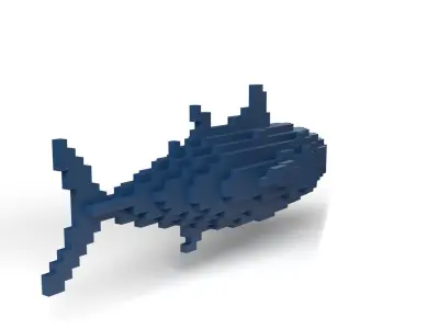 Bonito Minecraft Voxel Low-poly 3D model