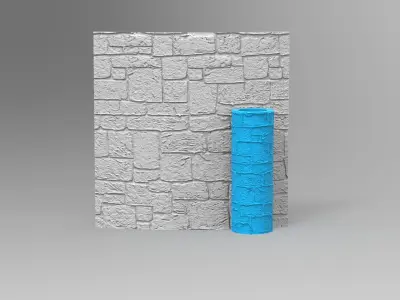 6 SEAMLESS TEXTURE ROLLER  3D print model