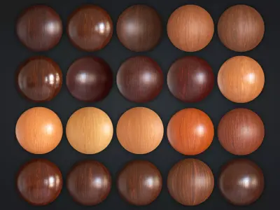 20 different wood materials Texture