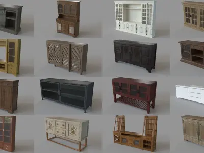Home Furniture Collection 3D Model Pack