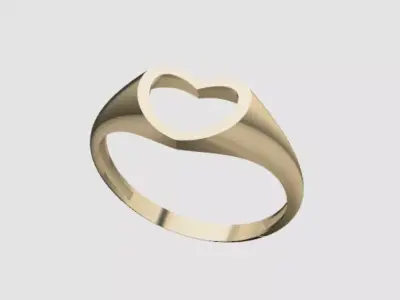 10 Collection of Simple Ring 03 3D print model