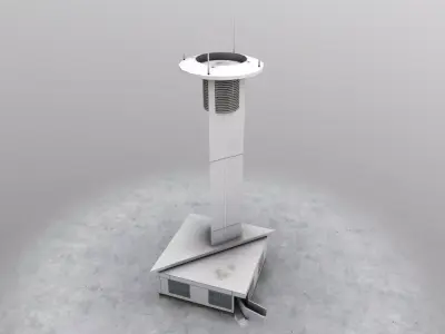 LFMN Antenna Low-poly 3D model