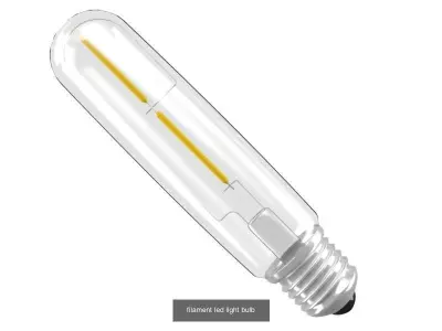 Filament Led Light Bulbs 3D Model Pack