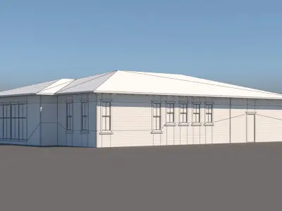 American Family Home 8 3D model