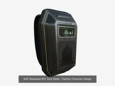 10 SciFi Backpack E Collection - Fashion Character Design