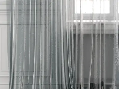 Curtain Set 491C 3D model