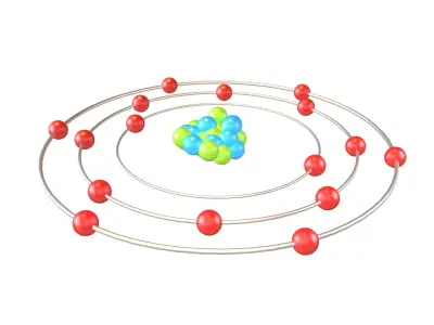 Sulfur Chemical Element v1 002 Low-poly 3D model