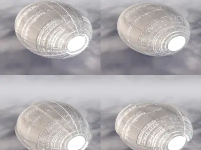 Sci-Fi Spaceship A 003 3D model