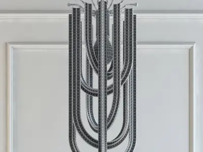 Hanging lamp pipe 3D model