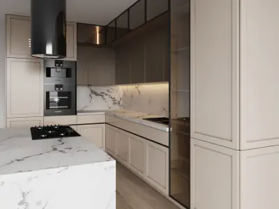 Kitchen 017 3D model