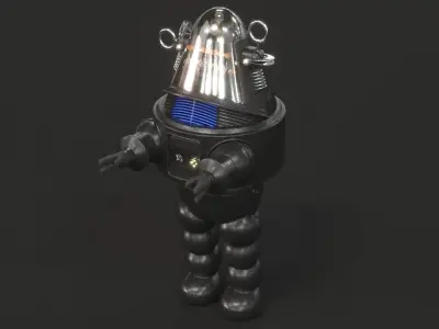 Robby The Robot Low-poly 3D model