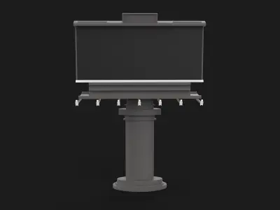 Billboard 3D model