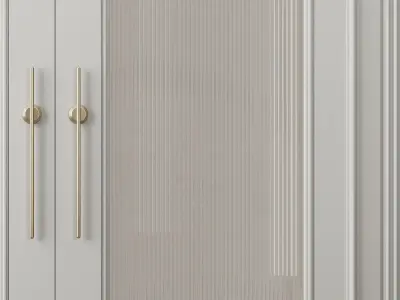 Entrance door set12 3D model