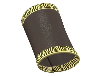 Male Roman Arm Bands Low-poly 3D model