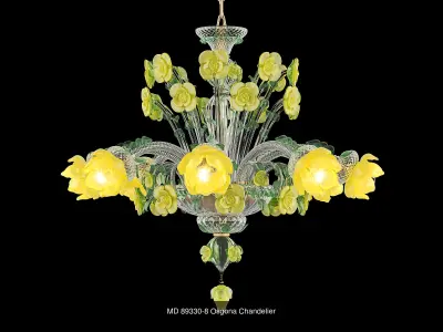 89330 Osgona Collection of Murano Glass Lamps 3D Model Pack