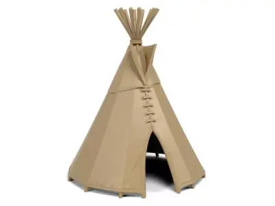 Indian Tepee 2 3D print model