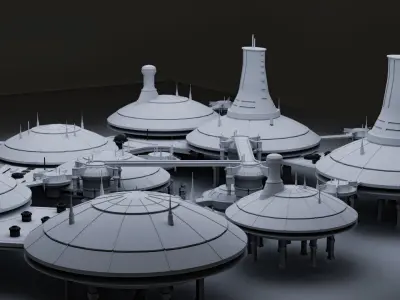 Star Wars Kamino City 3D model