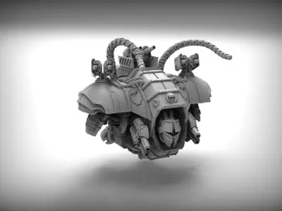 Dark Techno Heavy Arachknight Torso 3D print model