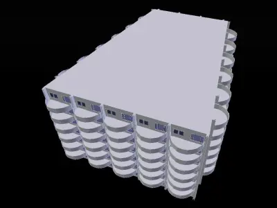 Holiday Flats 3D model