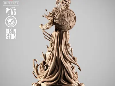 B3DSERK Dark Age Spawn Sculpture 3D print model
