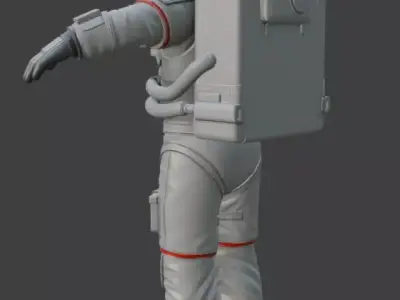 Astronaut Spacesuit 3D Model 3D model