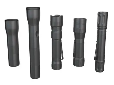 Flashlights Set  3D model