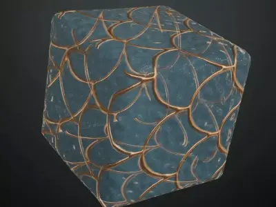 Glass Pattern PBR Seamless Texture