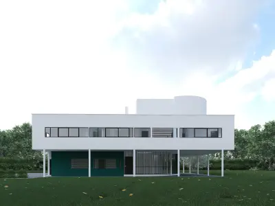 Villa Savoye 3D model