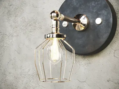 Lamp Sconce Furniture Lamp 3D model