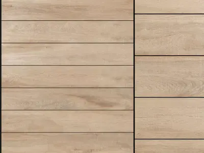 Decovita Woodlook White 200x1200 Set 2 3D model