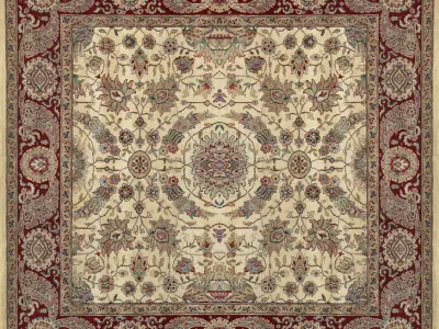 Cello Set 3D Model  Realistic Classical Interior Scene 3D model